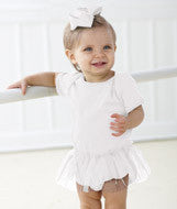 4422 Rabbit Skins Infant Tutu Creeper White