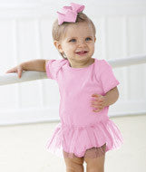 4422 Rabbit Skins Infant Tutu Creeper Pink