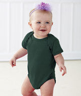 4424 Rabbit Skins Rabbit Skins Infant Fine Jersey Lap-Shoulder Bodysuit Forest
