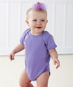 4424 Rabbit Skins Infant Fine Cotton Jersey Lap Shoulder Bodysuit Lavender