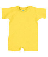 4426 Rabbit Skins Rabbit Skins Infant T-Romper Yellow