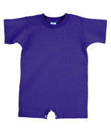 4426 Rabbit Skins Rabbit Skins Infant T-Romper Purple