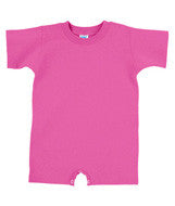 4426 Rabbit Skins Rabbit Skins Infant T-Romper Raspberry Sorbet