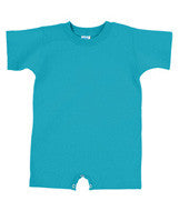 4426 Rabbit Skins Rabbit Skins Infant T-Romper Turquoise