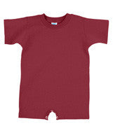 4426 Rabbit Skins Rabbit Skins Infant T-Romper Cardinal