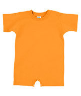 4426 Rabbit Skins Rabbit Skins Infant T-Romper Mandarin