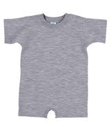 4426 Rabbit Skins Rabbit Skins Infant T-Romper Heather (90/10)