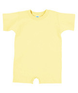 4426 Rabbit Skins Rabbit Skins Infant T-Romper Banana