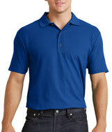 44800 Gildan Performance&trade; Adult Jersey Polo Marbled Royal