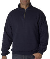 4528 Jerzees Adult Super Sweats&reg; 1/4-Zip Cadet Collar Sweatshirt J Navy