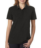 45800L Gildan Performance&trade; Ladies' Double Piqué Polo Black