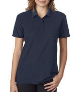 45800L Gildan Performance&trade; Ladies' Double Piqué Polo Navy