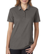 45800L Gildan Performance&trade; Ladies' Double Piqué Polo Charcoal