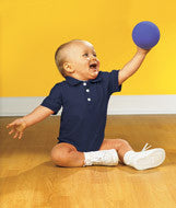 4601 Rabbit Skins Infant Golf Shirt Creeper Navy