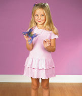 4602 Rabbit Skins Toddler Ruffle Dress Pink