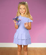 4602 Rabbit Skins Toddler Ruffle Dress Lilac