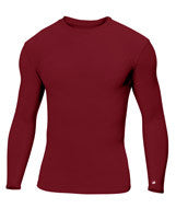 4604 Badger Adult Compression Long-Sleeve Tee Cardinal
