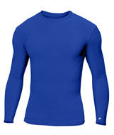 4604 Badger Adult Compression Long-Sleeve Tee Royal
