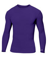 4604 Badger Adult Compression Long-Sleeve Tee Purple