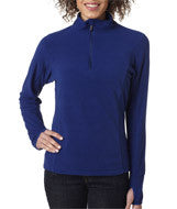 4608 Storm Creek Ladies' Lightweight Micro-Fleece 1/4-Zip Pullover Sapphire