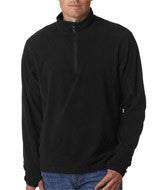 4609 Storm Creek Men’s Lightweight Micro-Fleece 1/4-Zip Pullover Black