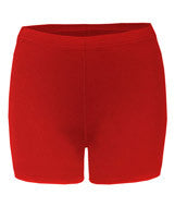 4614 Badger Ladies 4" Inseam Blended Compression Short Red