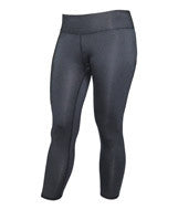 4617 Badger Ladies Athletic Crop Tights Black