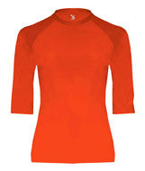 4625 Badger Adult Half Sleeve Solid Color Compression Performance Tee Burnt Orange