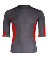 4626 Badger B-Fit Target Crew Graphite/ Red