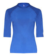 4627 Badger Adult Compression Half-Sleeve Crew Royal