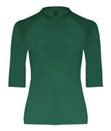 4627 Badger Adult Compression Half-Sleeve Crew Forest