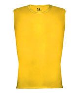 4630 Badger Adult Compression Sleeveless Tee Gold