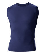 4630 Badger Adult Compression Sleeveless Tee Navy