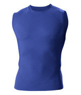 4630 Badger Adult Compression Sleeveless Tee Royal