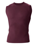 4630 Badger Adult Compression Sleeveless Tee Maroon