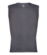 4630 Badger Adult Compression Sleeveless Tee Graphite