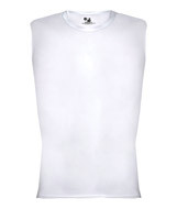 4631 Badger Adult Pro Compression Sleeveless Tee White