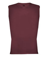 4631 Badger Adult Pro Compression Sleeveless Tee Maroon