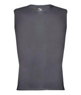 4631 Badger Adult Pro Compression Sleeveless Tee Graphite