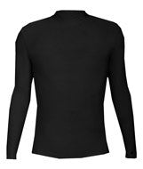 4656 Badger Long Sleeve Mock Neck Blended Compression Tee Black