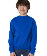 4662B Jerzees Youth Super Sweats&reg; Crew Neck Sweatshirt Royal