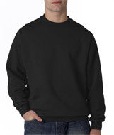 4662 Jerzees Adult Super Sweats&reg; Crew Neck Sweatshirt Black