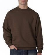 4662 Jerzees Adult Super Sweats&reg; Crew Neck Sweatshirt Chocolate