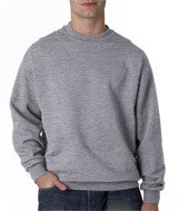 4662 Jerzees Adult Super Sweats&reg; Crew Neck Sweatshirt Oxford (45/55)
