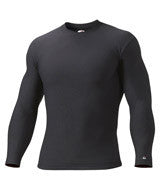 4704 Badger Long-Sleeve Heavyweight B-Fit Crew Black