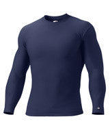 4704 Badger Long-Sleeve Heavyweight B-Fit Crew Navy