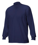 4755 Badger Long-Sleeve B-Hot Heavyweight Mock Navy