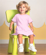 4783 Rabbit Skins Infant Romper Dress Pink