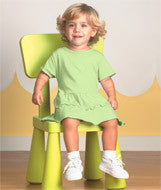 4783 Rabbit Skins Infant Romper Dress Mint