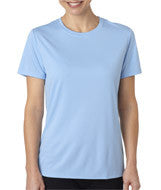4830 Hanes Ladies' Cool DRI&reg; Performance T-Shirt Light Blue